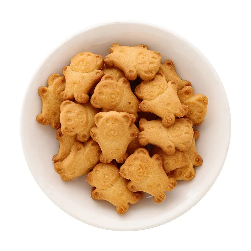 50g Bag Packing Animal Shape Milk Cream Kid Cracker Biscuit