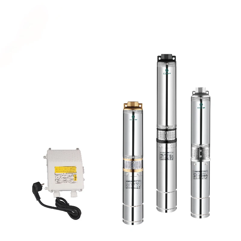 QQpump  4SD Size 1Hp Borewell 0.75Kw Dc Deep Well Water Pumps Submersible Pump 1 Horsepowerr