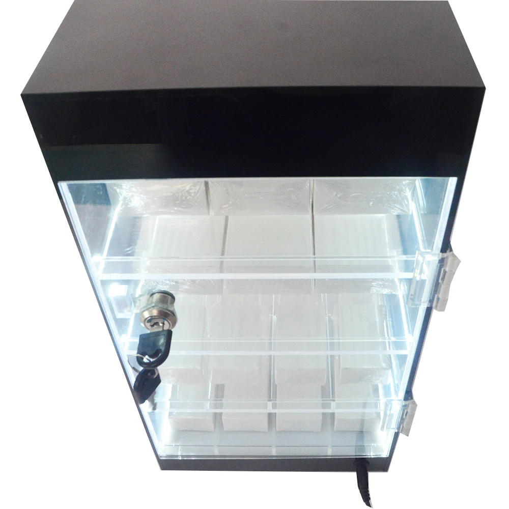 Auto Feed Products Spring Loaded Counter Shelf Cigarette dispenser Acrylic Display Stands For Smoke Shop