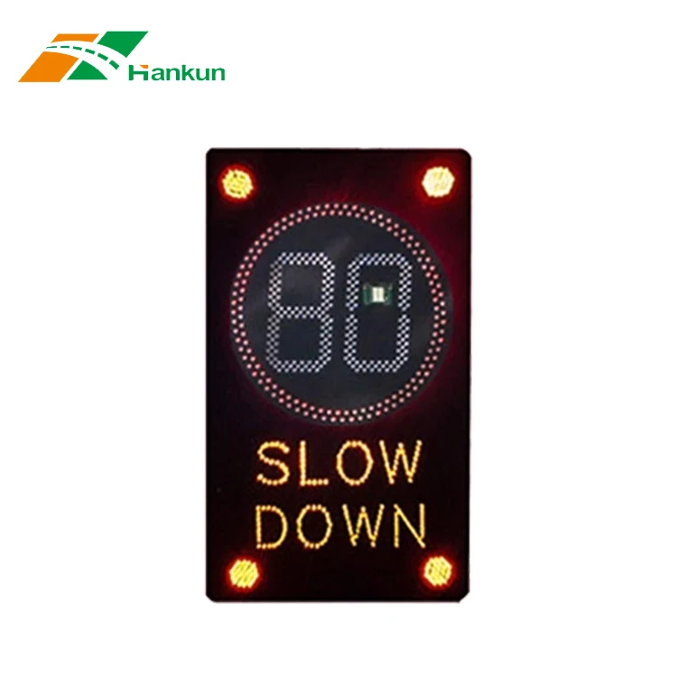Flashing  Activates Speed Limit Signs Swing Tester Display  Vehicle Activated  Traffic Radar Sign