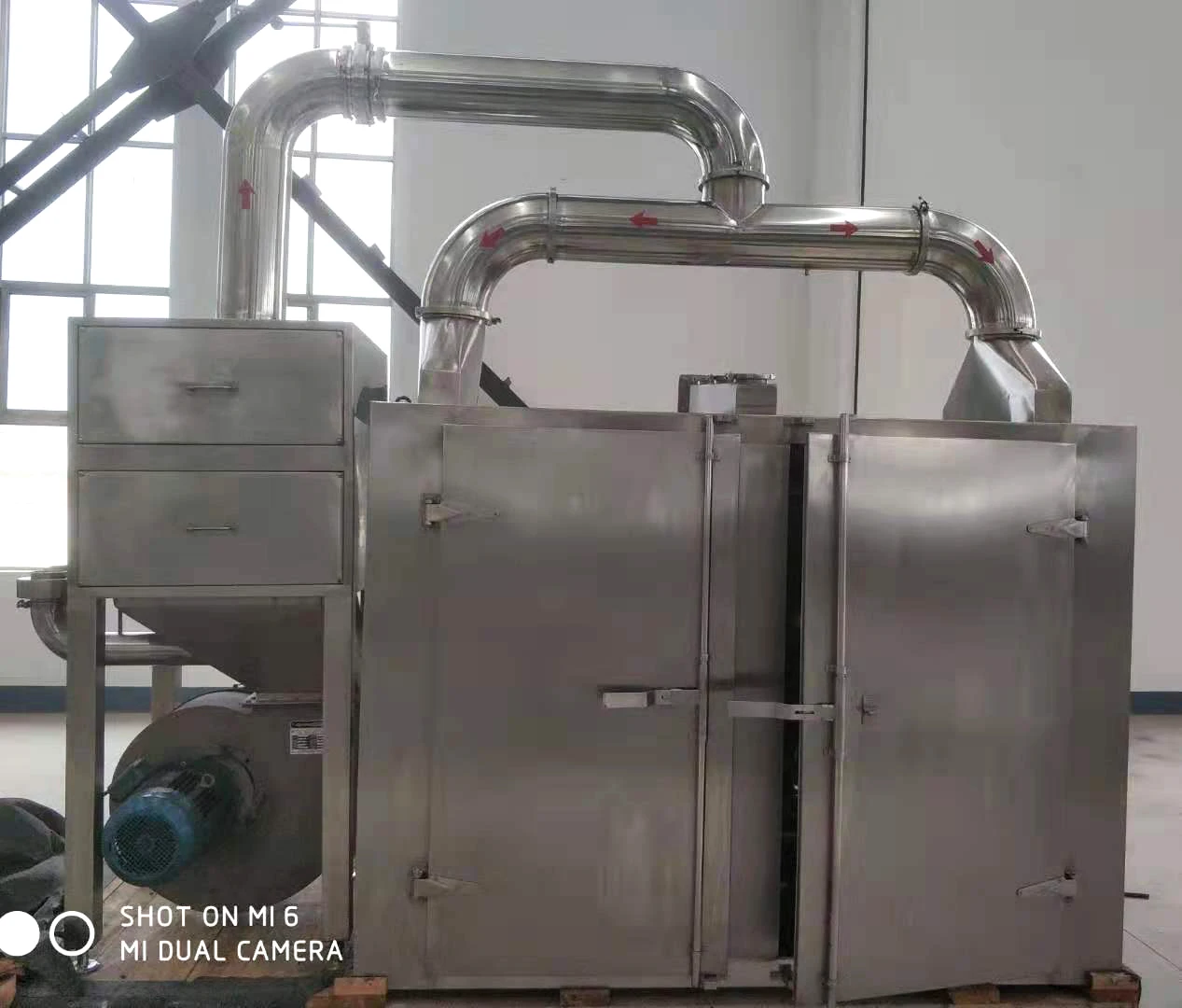 CT Thickened Stainless Steel Hot Air Circulation Oven Seafood Food Dryer Small Fruit And Vegetable Chips Drying Room