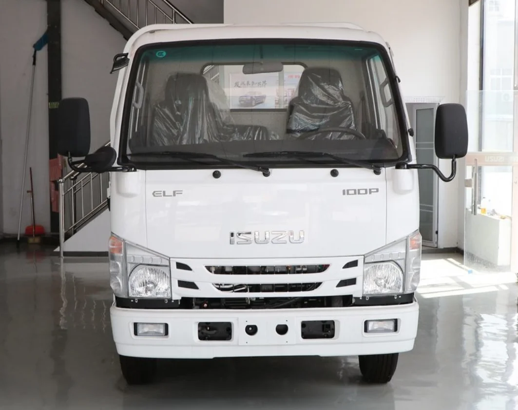JAPAN ELF light cargo truck double cabin 4x2 4x4 LHD RHD diesel trucks for logistic transportation