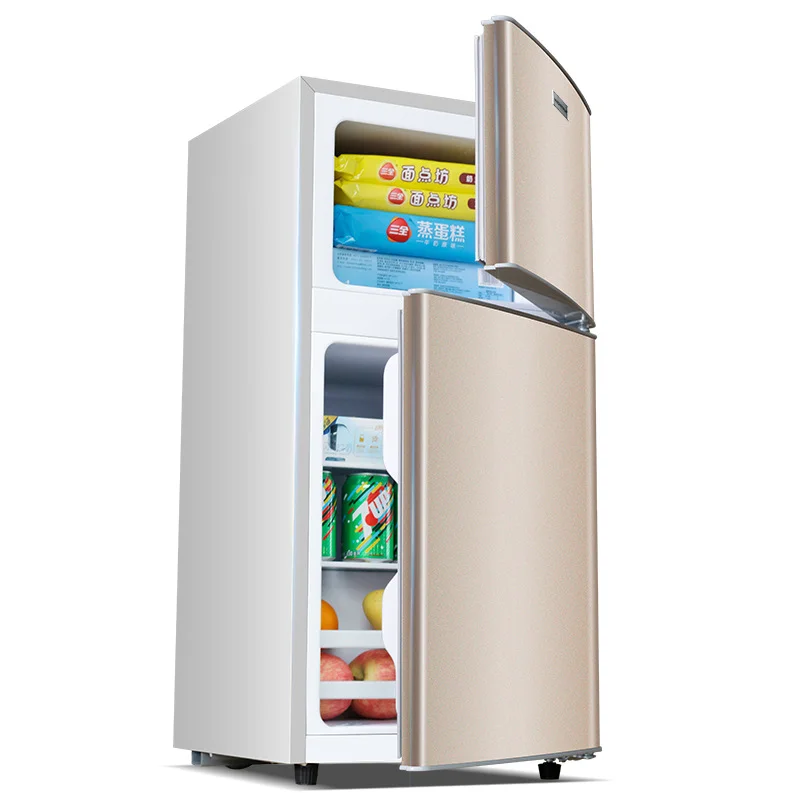 Двухдверный холодильник двухдверный энергосберегающий общежитие Аренда со студентами замороженный Холодильный мини-холодильник