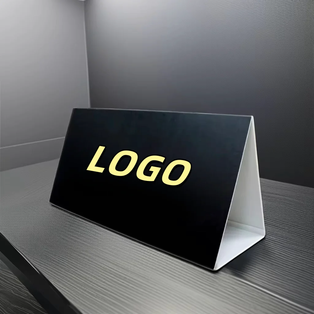 5mm Polypropylene PP Sign Board Customizable Free Standing Restaurant Table Number Sign Table Top Reserved Sign