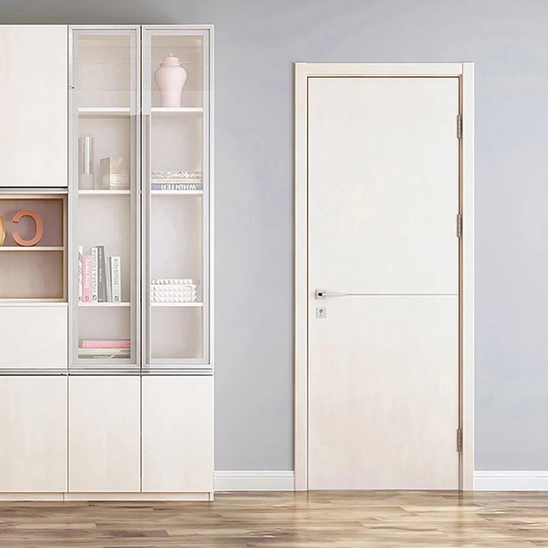 Traditional MDF Solid Wood Doors Top Quality Melamine Door Interior Soundproof for House Doors