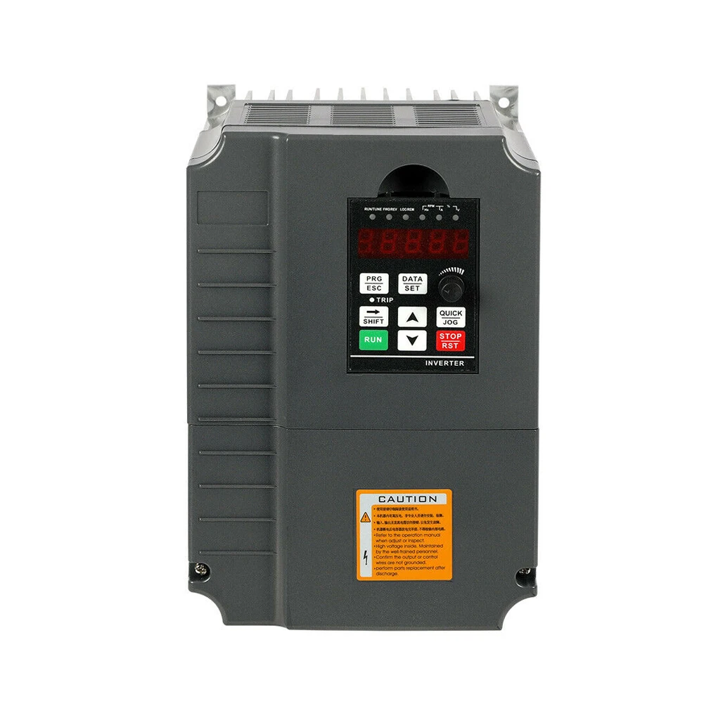 7.5kw Variable Frequency Drive 220V / 380V 0-400Hz 3P output 1HP or 3HP Input  Spindle Inverters VFD  drive frequency converter
