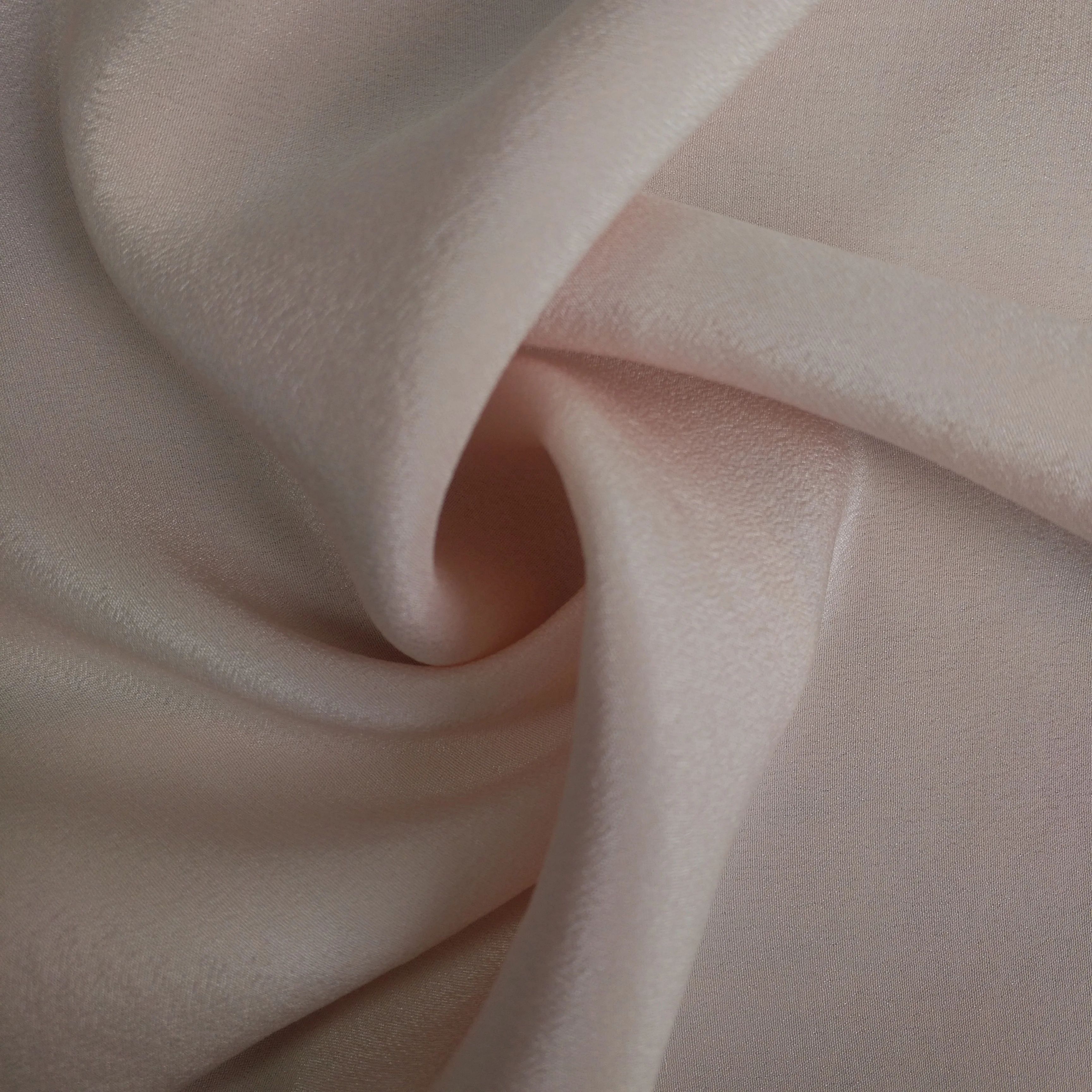 pure silk crepe in solid weight 12mm