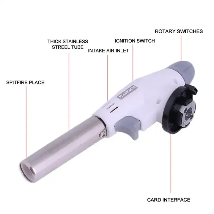 High Quality Welding Flame Gun Gas Butane Torches for Outdoor Camping Cooking BBQ Household Use