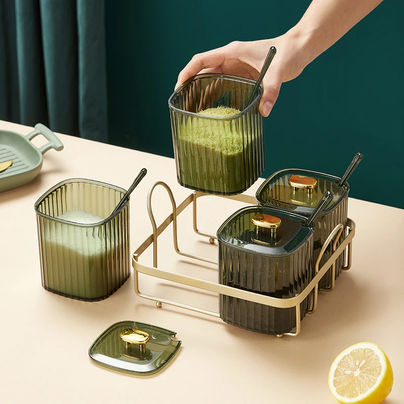 JiuYue Home Use Kitchen Spice Jar Set For Spice Rack With Jar