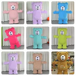 Running Fun Funny 2.3m Plush Inflatable Doraemon Teddy Bear Mascot Costume with battery Animal Cosplay  For Adult