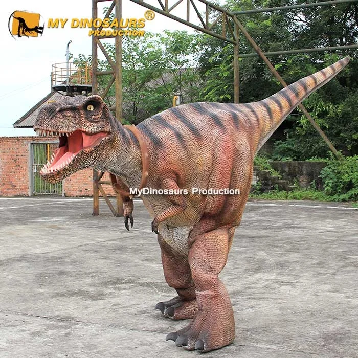  MY Dino SP068 вечеринка реалистичный ходячий динозавр марионетка Раптор костюм для