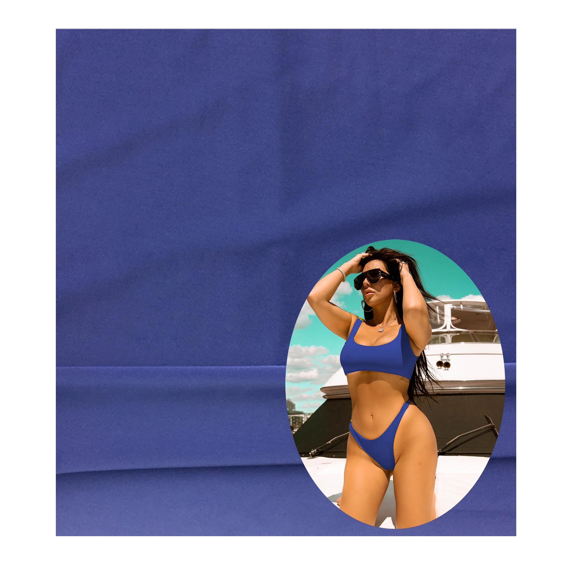 Super thin 82% polyester 18% spandex fabric for  sexy lingerie and Swimwear