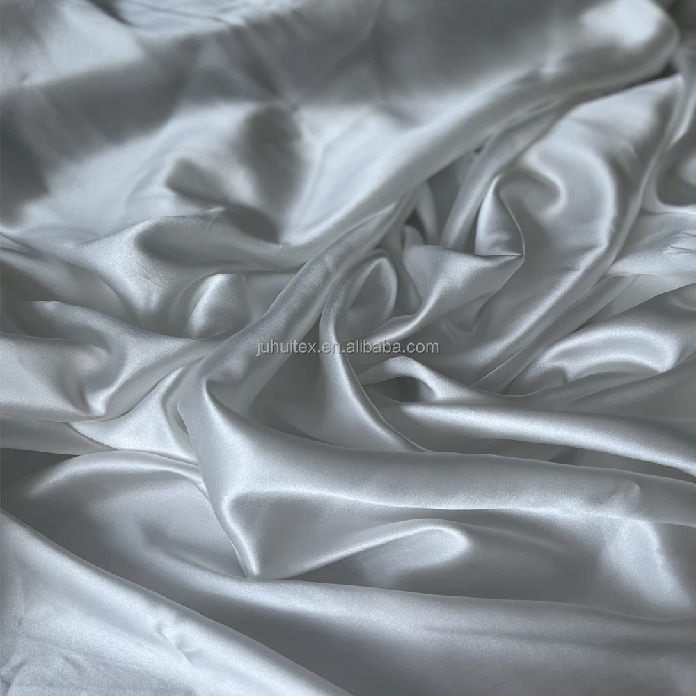 18Momme без спандексовая пряжа или лайкра пряжа 100% шелк тутового шелкопряда Механическая эластичная ткань