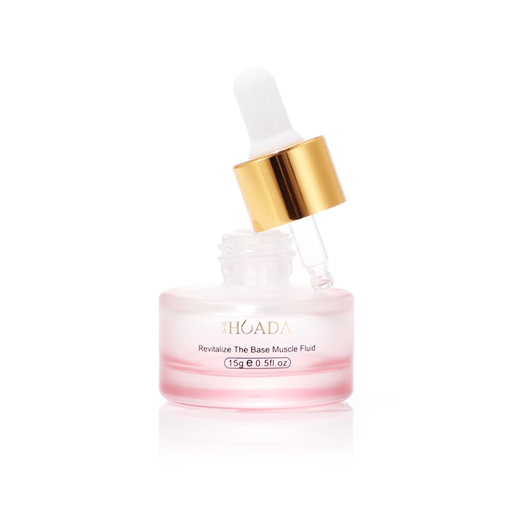 15ml  short round dropper  oil essential Packaging Cosmetic Empty Round Glass Bottle Set For Lotion Serum Cream