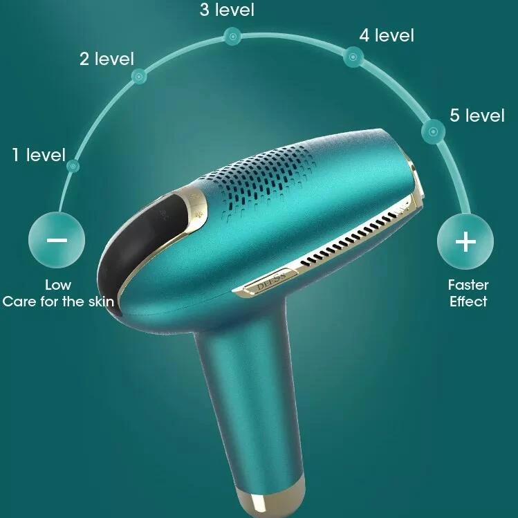 DEESS sapphire facial painless shaving permanently professional home use ipl laser hair removal machine new GP591-C