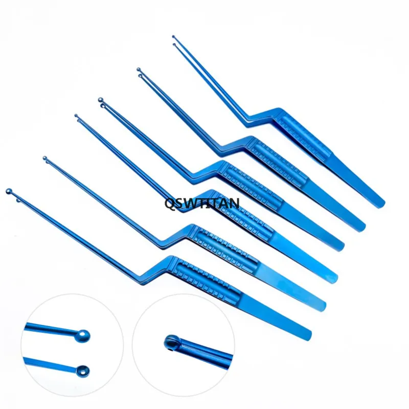 Micro Tumor Extracting Forceps Tumor Grasping Forceps Ring head Titanium Neurosurgery Surgery Instruments