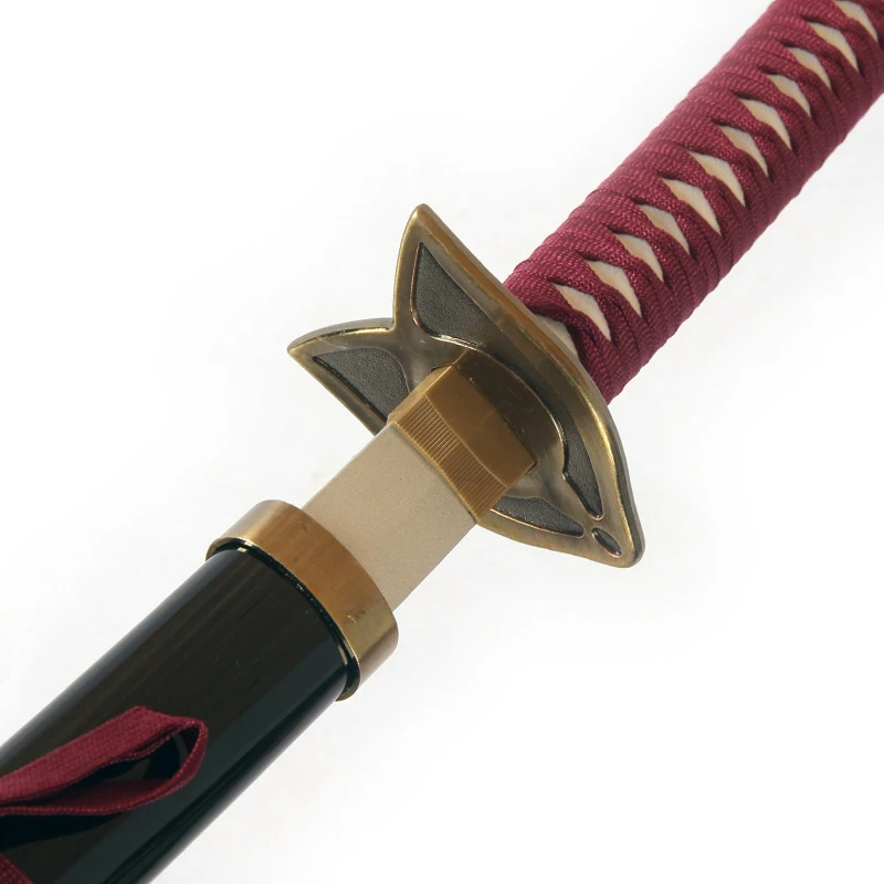 Wholesale Anime Sword Bleach Grey Cat Comic-Con Prop Knife Kidults Role Play Toy Katana Wooden Swords For Cosplay Playing Boys