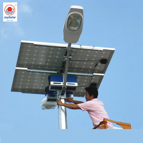 IP65 IP Rating and Pure White Color Temperature(CCT) 36w 100w led solar street light, solar lighting project