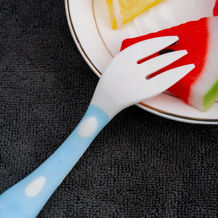 
Baby Supplies Products Baby Feeding Spoon Safety Baby Spoon and Fork Set For Training 