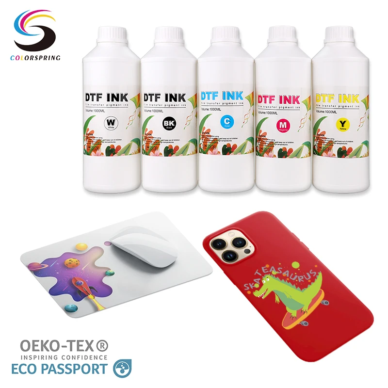 my color dtf ink film printing bulk dtf textile pigment inks