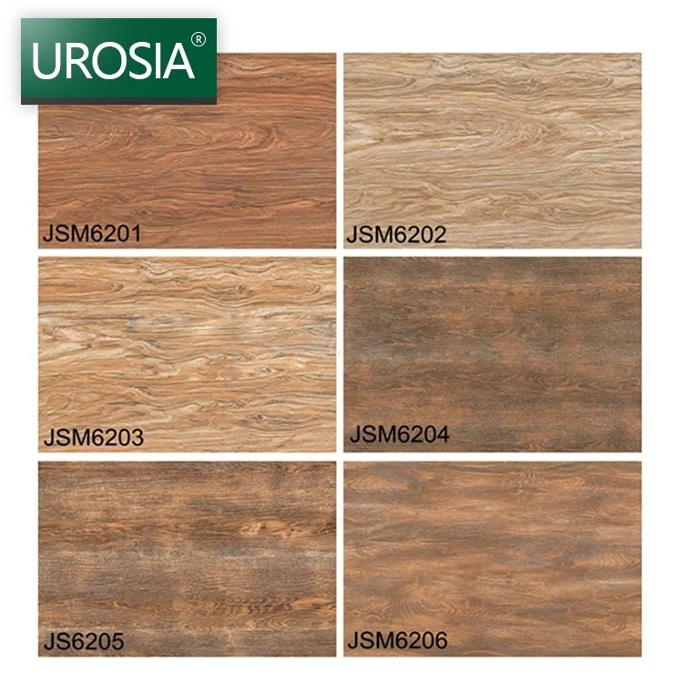 Foshan Wood Texture Waterproof Terrace Ceramic Tile Wooden Rustic Ceramic Floor Tile 60x60 Indoor and outdoor Tiles