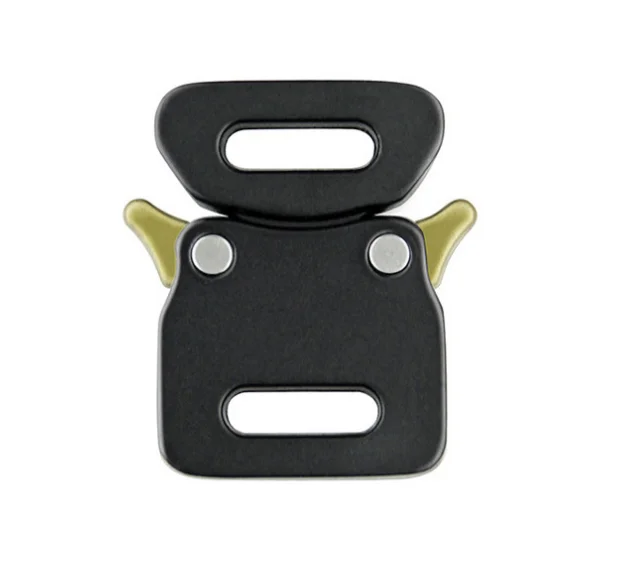 13mm metal quick release buckle special zinc alloy seat belt buckle strong outdoor small buckle laser logo