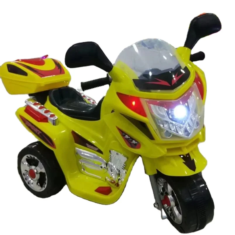 Wholesale Pink Electric Motorbike for Kids Ride-On Plastic Motorcycle with Powerful Battery 3 Wheels Music Three-Wheel Features