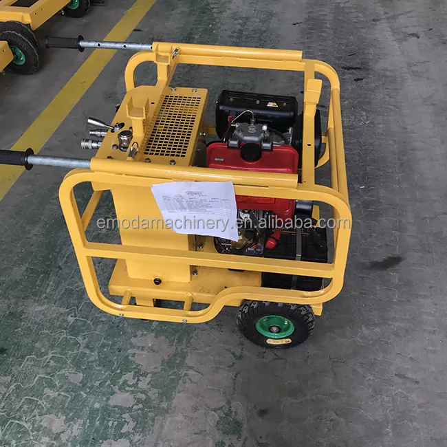 Construction Machinery Portable Gasoline Diesel Hydraulic Press Power Pack Hydraulic Power Unit 13 hp 18 hp 30 hp