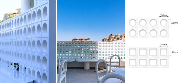 Togen Breeze Block Garden Decoration Wall Ceramic Tile