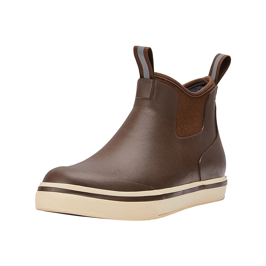 Customized Deck Shoes Mens Boys Summer Winter Marine Sailing Waterproof Deck Rubber Boots