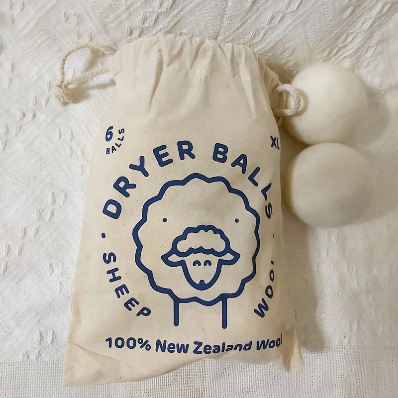 New Zealand Wool Dryer Balls Organic Handmade Laundry wool dryer balls set