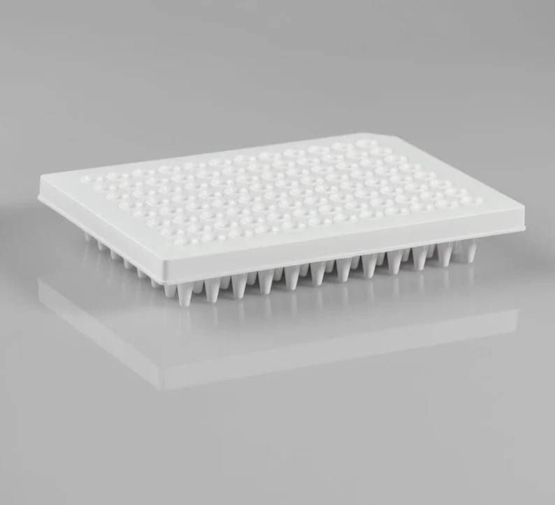 Пакгент 0,2 мл, самоклавируемые белые пластины PCR, Полуободковые пластины 0,2 мл 96 скважин