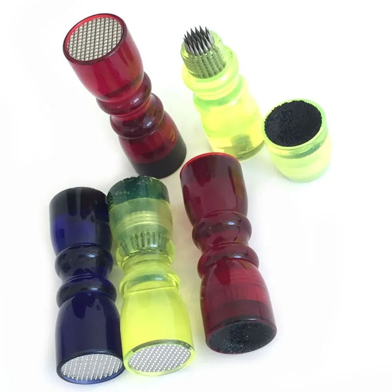 xmlivet acrylic colorful Bowtie 3in1 Functional Billiards Pool tip repairer tool Cone-shape Snooker tip Scuffer Tapper+Tip Prick