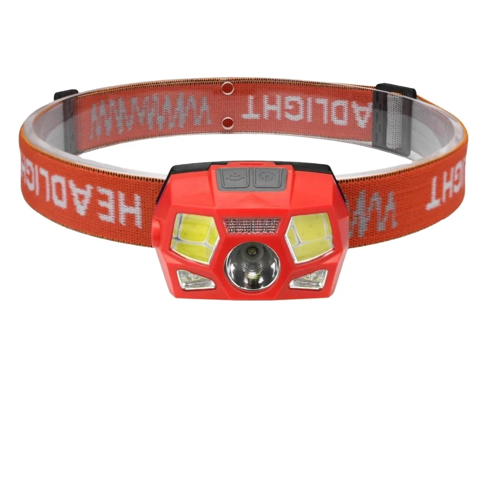 Лучшая Налобная лампа красного цвета налобный фонарь для бега кемпинга водонепроницаемые Налобные фонари 6 режимов поворотный светодиодный