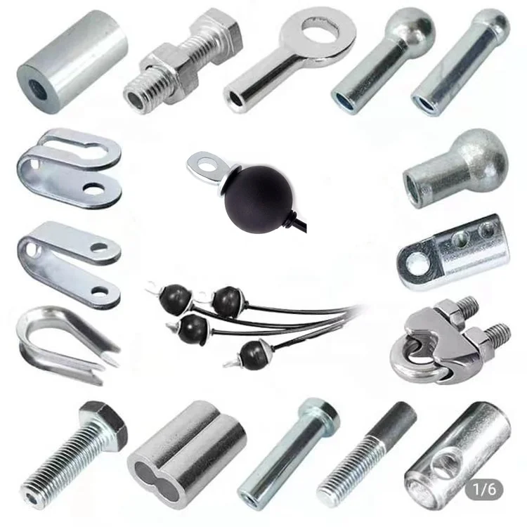 Factory  New Design Fitness Equipment Hooks Gym Accessories Endless Terminals Galvanized Steel Wire Rope Fittings