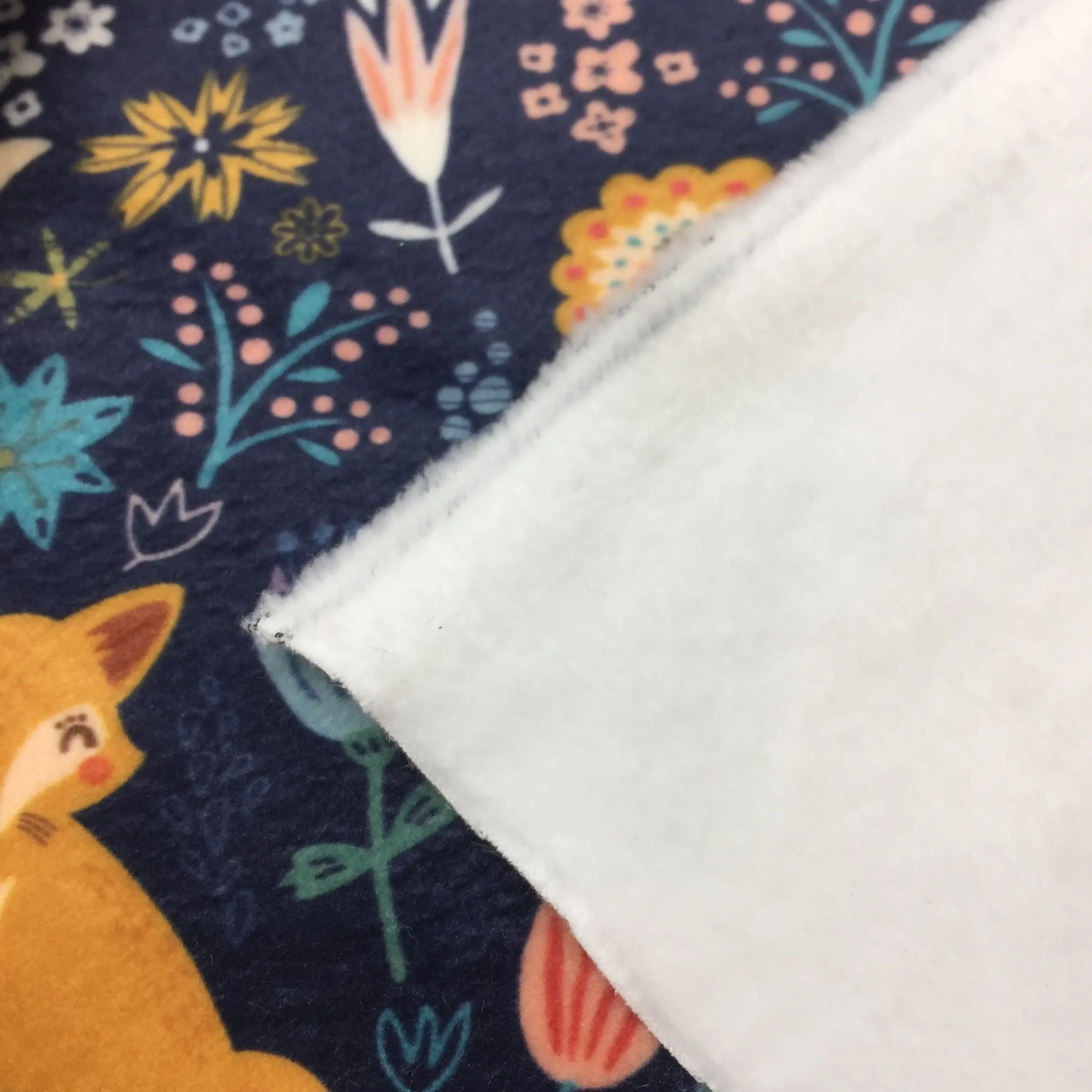 super soft stretch low moq good price double side minky polyester velvet custom printing squish fabric for clothing