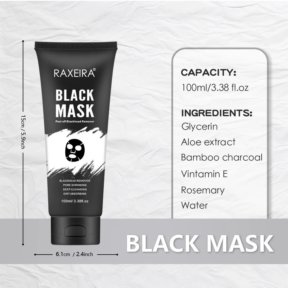 Best Selling Bamboo Charcoal skin care beauty face mask black peel of Mask face mask skin care