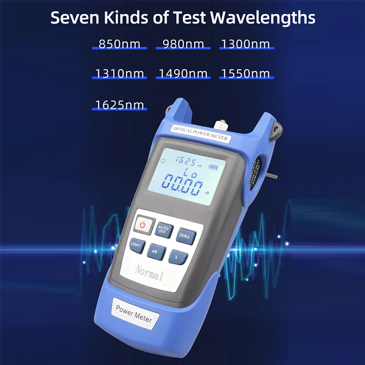 Cable Tester Visual Fault Locator Gpon Optical Laser Source Fiber Optic PON Optical Power Meter In BD