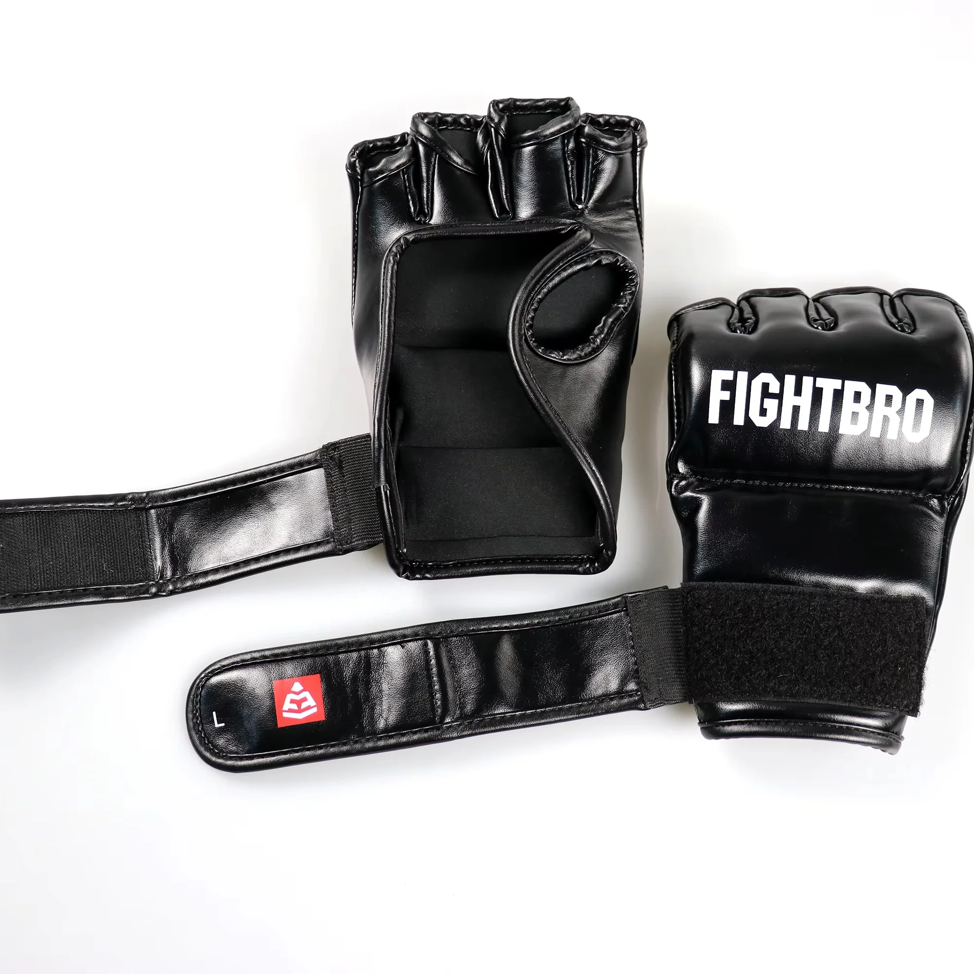 Custom LOGO Leather MMA Gloves For Training Sparring Punching Bag Workout UFC Gloves