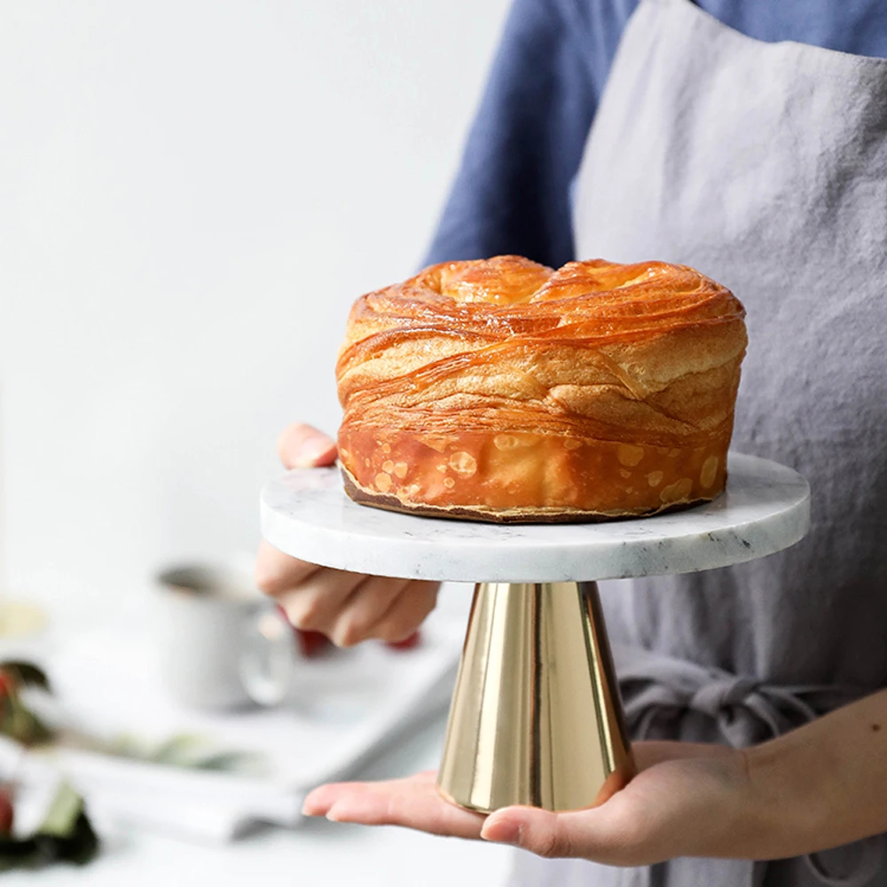 elegant 3 tier slate marble acme wedding metal india cake display stand with dome and tray set