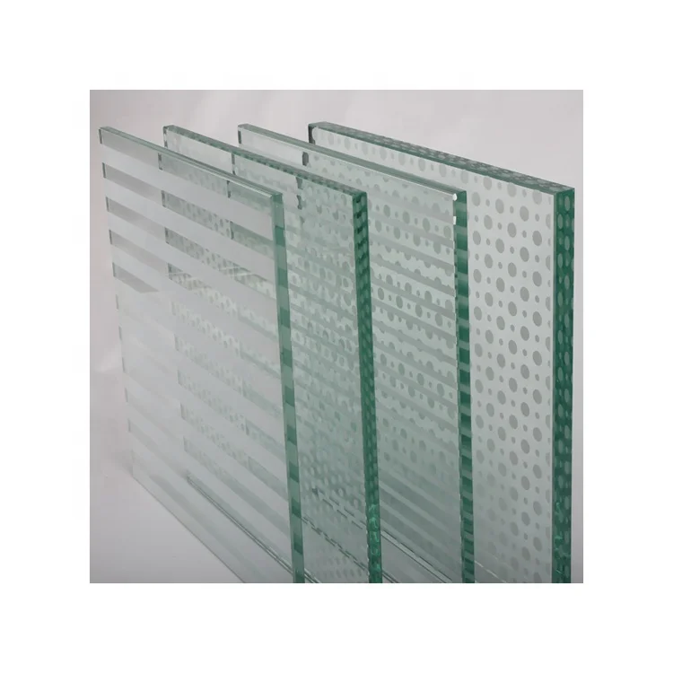 Partition Shower Door shower room screen cabinet 10mm 12mm 15mm reed fluted toughened glass panel