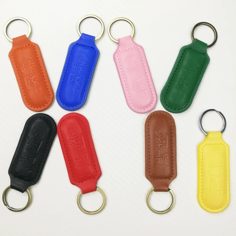 2024 Best Real Genuine Leather Smart Keychain Handmade Key Custom Wholesale Luxury Vintage Brown Beautiful Leather Keychain