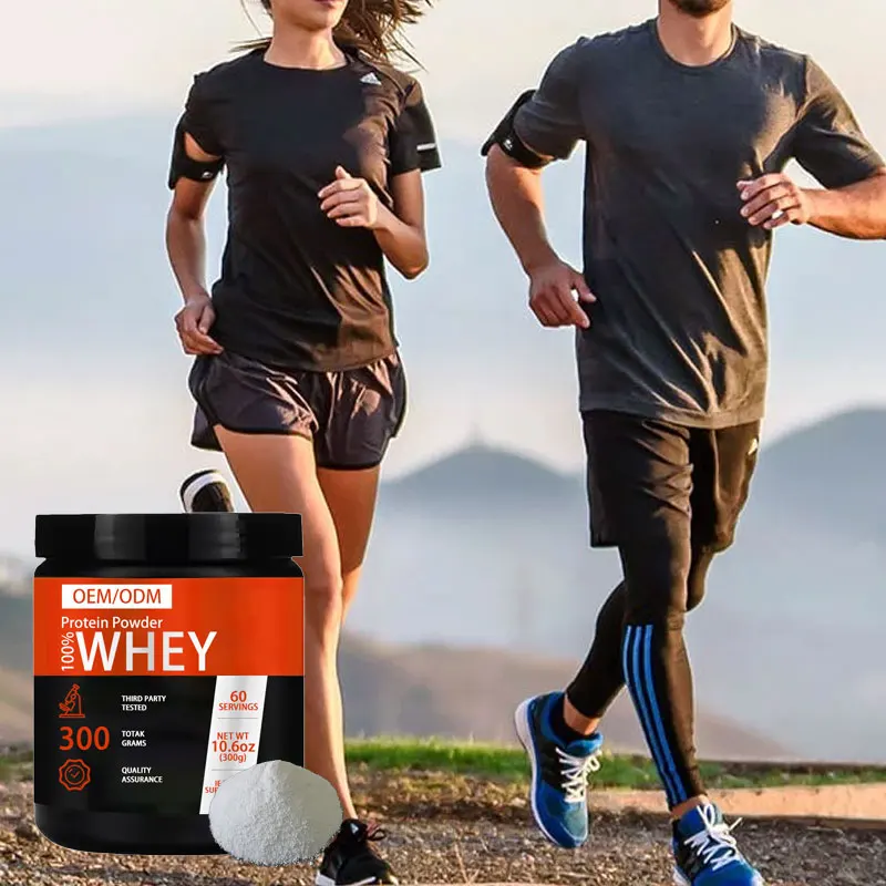 Wholesale Whey Protein Powder Vanilla Flavor for Muscle Gain Sports Nutrition Shake for Pre Post Workout Bodybuilding Powder