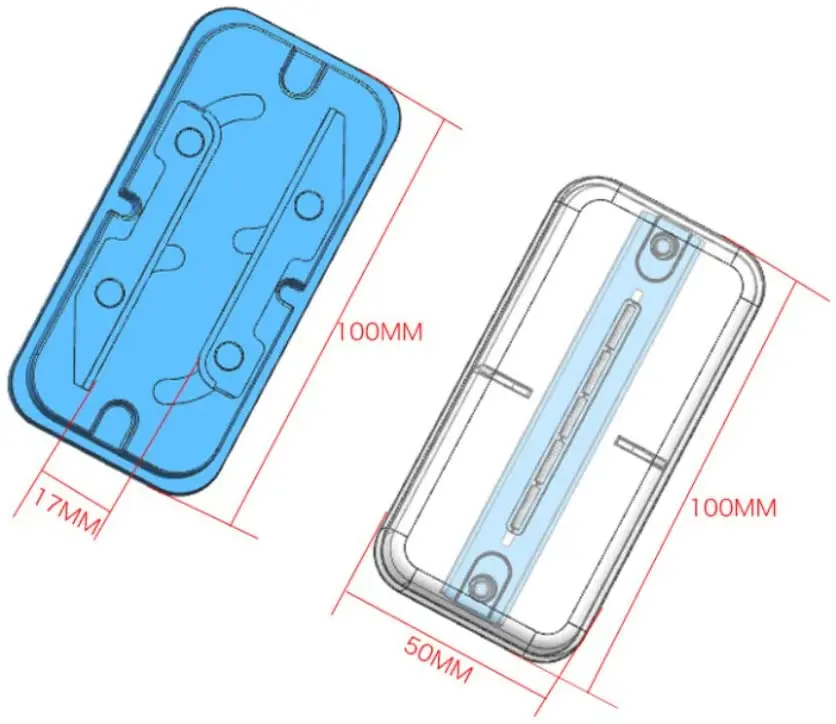 Multifunction Plastic Pill Organizer with Cutter Pill Splitter