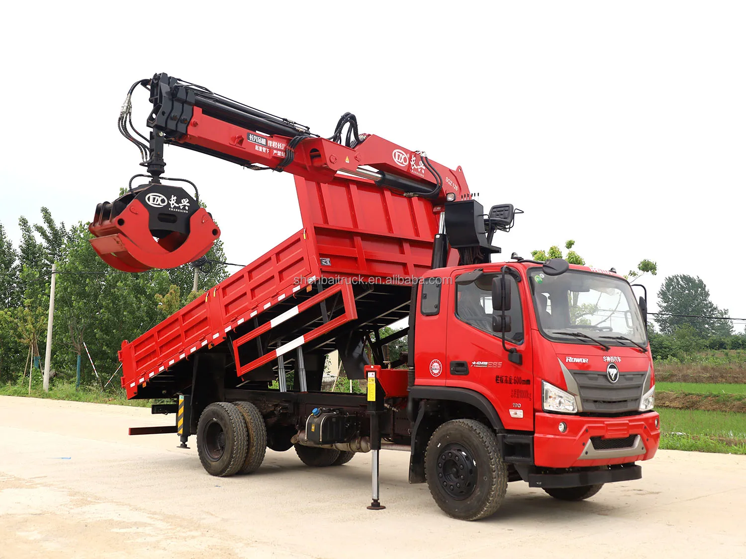 Китайский производитель завод оптовая продажа погрузка Foton 4x2 3 тонны 4 5 тонн складной грузовой кран автокран для продажи