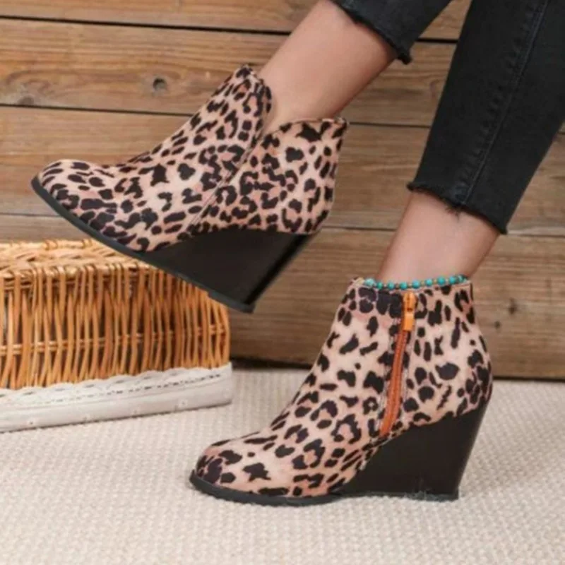 Lady Fashion Boots Wholesale Trending Shoes Ladies Women Winter Wear Shoe Block Heels Boots
