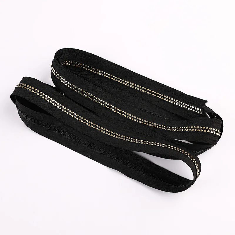 Direct selling high quality 5# resin open end electroplating colorful luggage tent shoes boots pants resin zipper