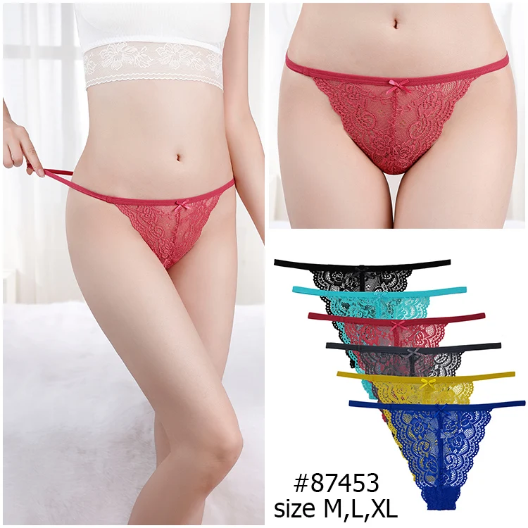 Yun Meng Ni Underwear Soft Cotton  Daily T Backs Young Girls Sexy Thongs