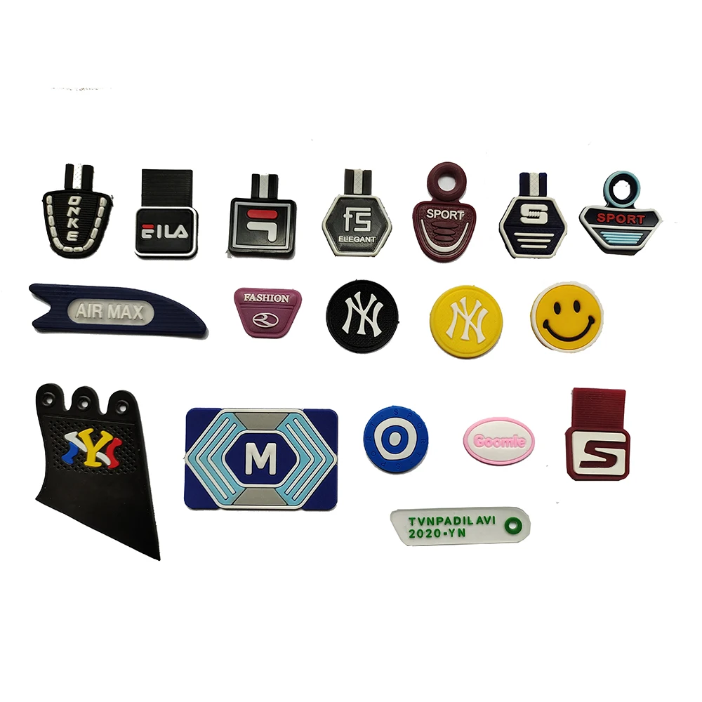 Wholesale High Quality Design Logo  PVC Fashion Label For Slipper with Oem