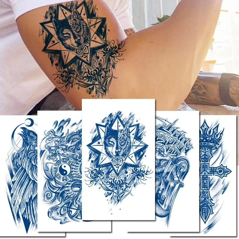 3D Realistic Tattoos Stickers Long Lasting Waterproof Temporary Tattoos For Women Arm Neck